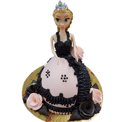 "Designer Doll Cake - 2Kgs (code BC08) - Click here to View more details about this Product